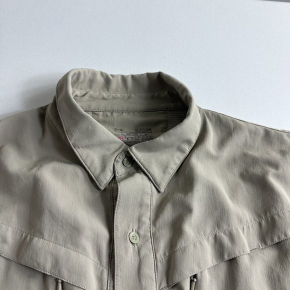 Under Armour Men Shirt Size XL Brown Tide Chaser 2.0 Long Sleeve Button UP - Picture 5 of 12